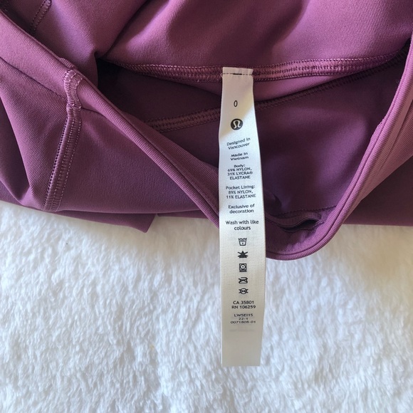 Lululemon Purple Swift Speed High-Rise Tight 28" - Picture 5 of 11